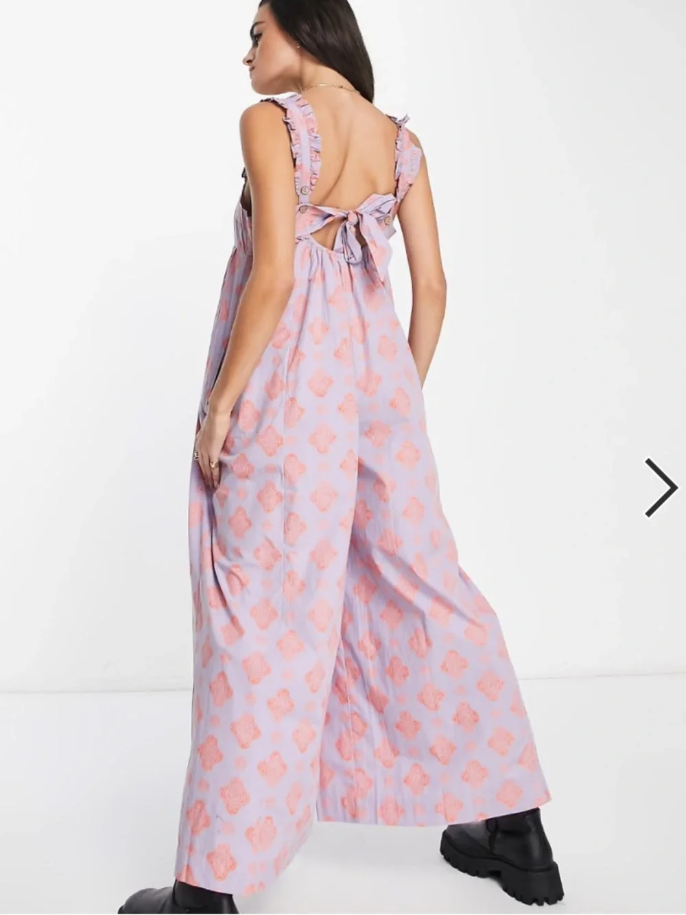 NWT Free People Katya printed jumpsuit in multi Size S